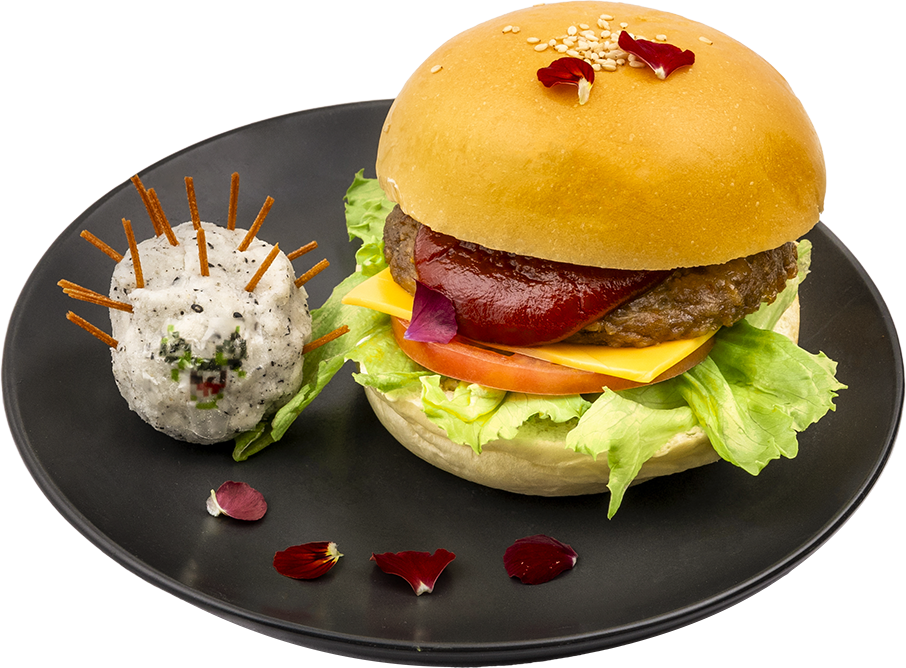 バーガー_赤